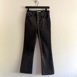 Madewell Cali Demi Boot Jeans in Bellspring Was Button Front Edition Womens 25